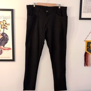 Burnside mens pants size 36 active wear performance wear wicking